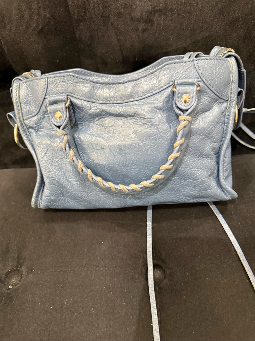 Balenciaga Light Blue Citi mini Satchel - Picture 2 of 8